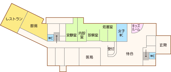 1階の平面図